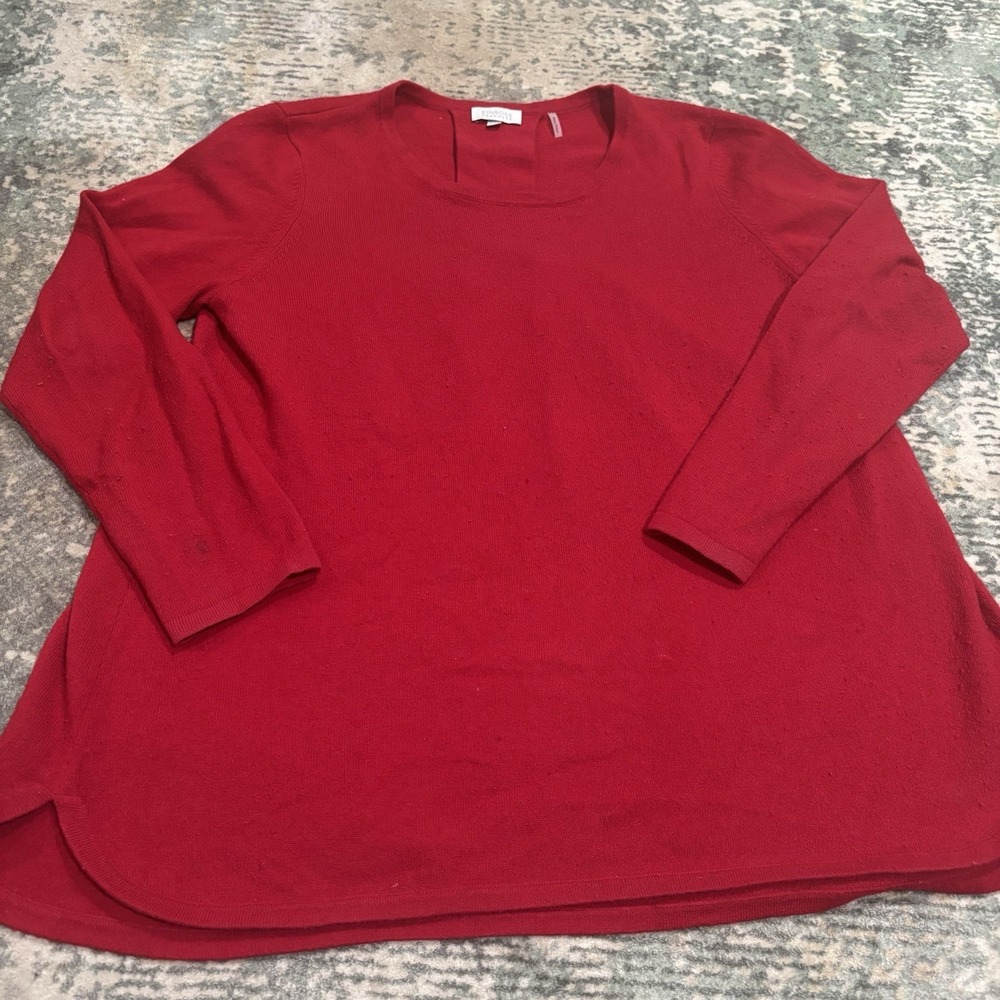 Kinross Cashmere Sweater Women's XL‎ Red